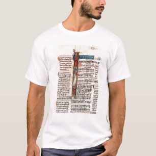 T-shirt Initiale de Historiated "je" dépeignant Ruth