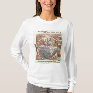 T-shirt Initiale "E" de Historiated dépeignant Jonas
