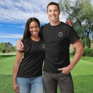 T-shirt Initiales Monogramme de Clubs de Golf Croisés Clas