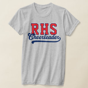 T-shirt Initiales personnalisées de 3 lettres pour pom-pom