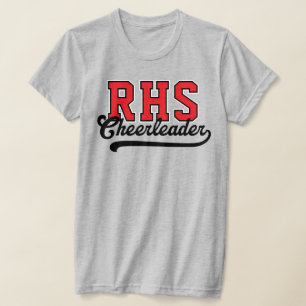 T-shirt Initiales personnalisées de 3 lettres pour pom-pom
