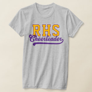 T-shirt Initiales personnalisées de 3 lettres pour pom-pom