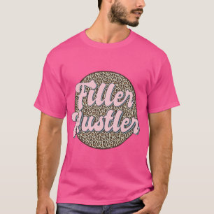T-shirt Injecteur de remplissage Hustler Leopard Lip Fille