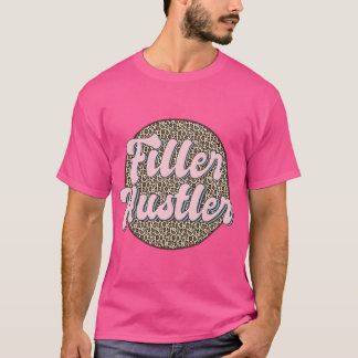 T-shirt Injecteur de remplissage Hustler Leopard Lip Fille