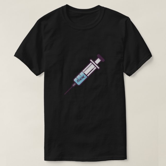 T-shirt Injection SQL (Design devant)