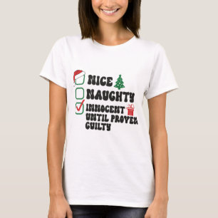 T-shirt Innocent jusqu'à ce qu'il soit reconnu coupable