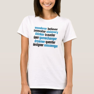 T-shirt Innovateur Gamechanger Rêveur Visionnaire Balise C