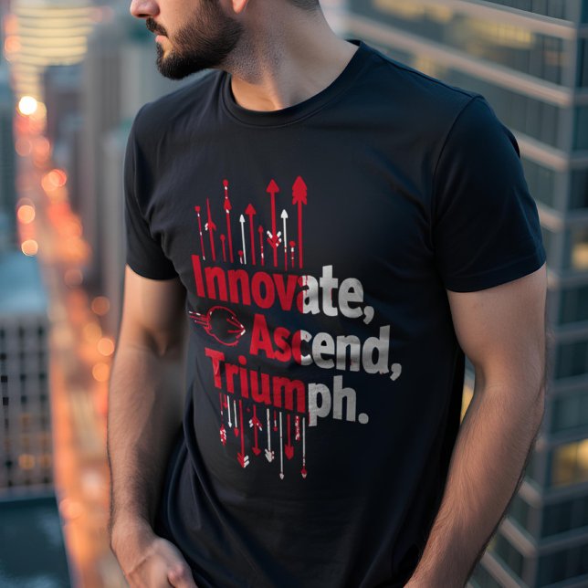 T-shirt Innover, Ascend, Triomphe Motivationnel (Créateur téléchargé)