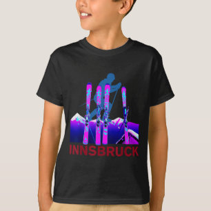 T-shirt Innsbruck ski & snowboard rétro 90s