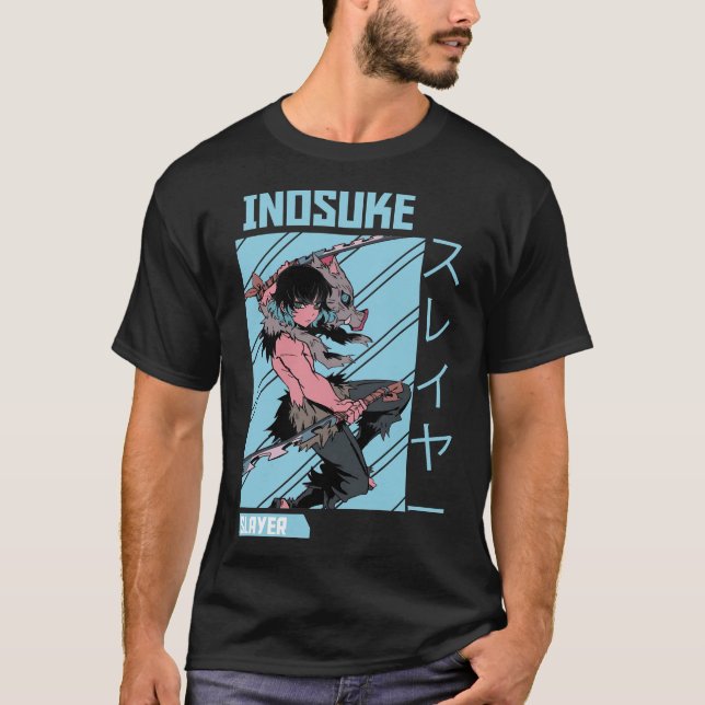 T-shirt Inosuke Demon Slayer Classic (Devant)