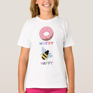 T-SHIRT "INQUIÉTUDE BEE HEUREUSE"