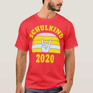 T-shirt Inscription à l'école début de l'école enfant âgé 