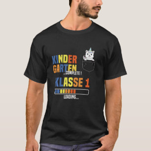 T-shirt Inscription Maternelle Complète Classe 1 Chargemen