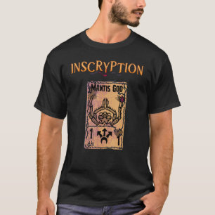 T-shirt Inscryption Mantis Dieu Psychologique Horreur Card