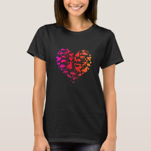 T-shirt Insectes de bogues Entomologiste cardiaque