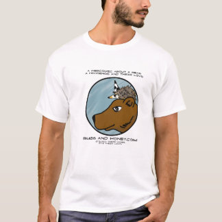 T-shirt Insectes et pièce en t de logo de miel