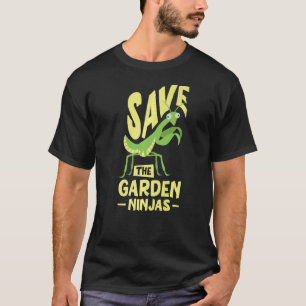 T-shirt Insectes Mante Religieuse Jardin Ninja Entomologis