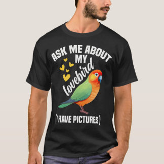 T-shirt Inséparable à face pêche Demandez-moi Amoureux des