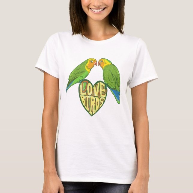 T-shirt Inséparables sur le coeur (Devant)