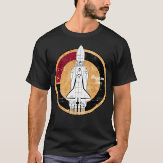 T-shirt Insigne Buran (B). Roquette Et Avion Spatial Russe