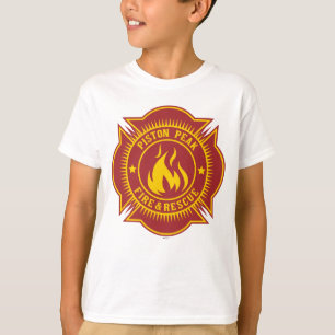 T-shirt Insigne de feu et de Secourt de Piston Peak