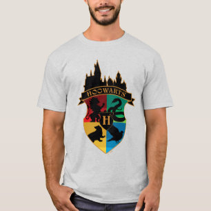 T-shirt Insigne de fierté de la Maison du Château HOGWARTS
