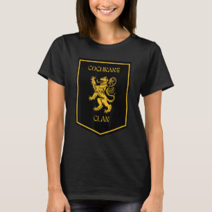 T-shirt Insigne de lion écossais Cochrane Clan