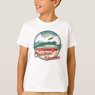 T-shirt Insigne de vacances de Noël de la Lampe nationale
