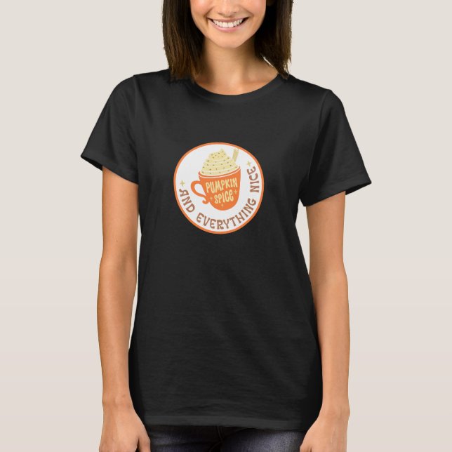 T-shirt Insigne d'épice citrouille femmes (Devant)