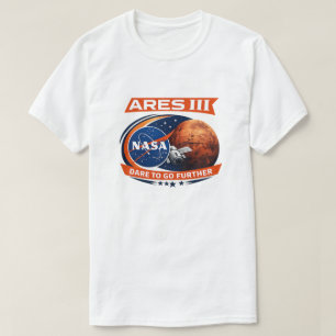 T-shirt Insigne spatial de la mission d'exploration de Mar
