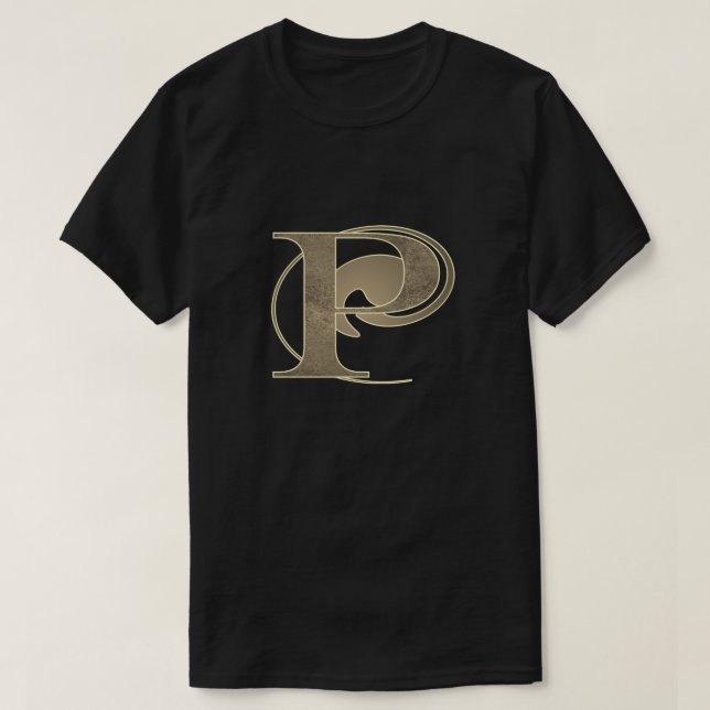 T-shirt Insigne Super Héros "P" (Design devant)