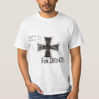T-shirt Insigne Vintage de triplan Fokker DR1 de Red Baron