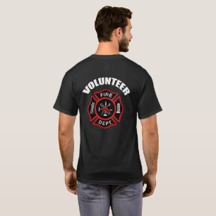 T-shirt Insigne volontaire de sapeur-pompier