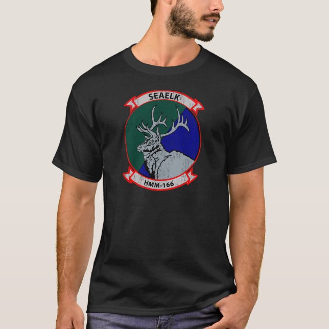 T-shirt Insignes HMM-166 (Devant)