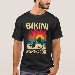 T-shirt Inspecteur Bikini Mens Boys Funny Beach Summer Quo