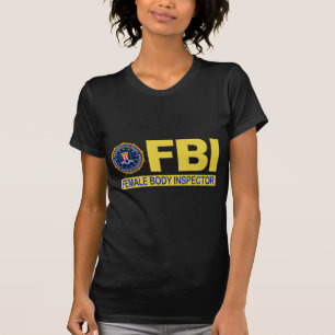 T-shirt Inspecteur de corps féminin de FBI