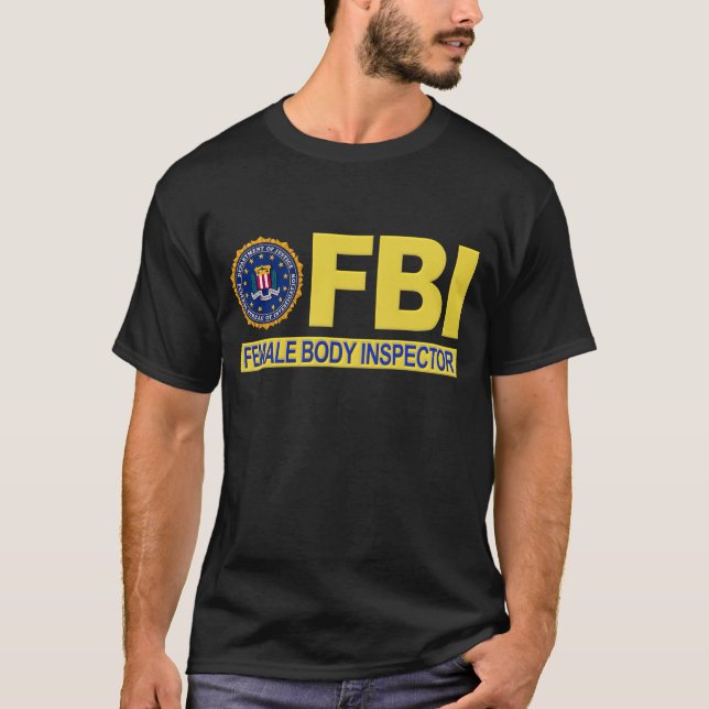 T-shirt Inspecteur de corps féminin de FBI (Devant)