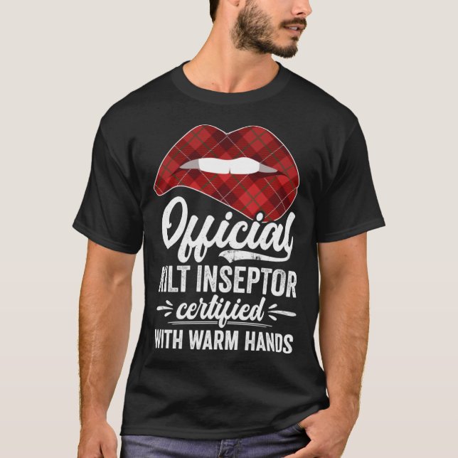 T-shirt Inspecteur De Kilt Certifié À Main Chaude Kilt Lov (Devant)