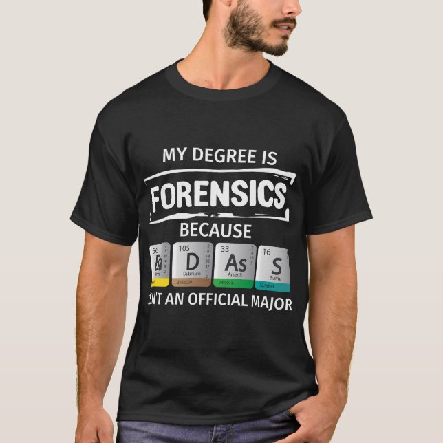 T-shirt Inspecteur de police judiciaire (Devant)
