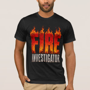 T-shirt Inspecteur des incendies du service d'incendie mas
