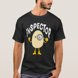 T-shirt Inspecteur Egghead Texte
