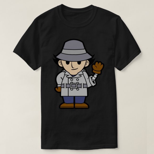 T-shirt Inspecteur Gadget Chibi (Design devant)