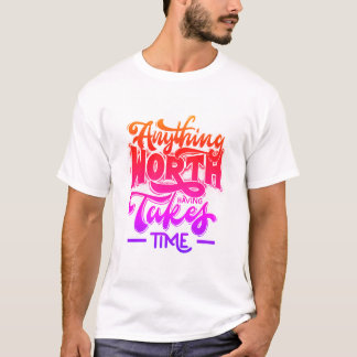 T-shirt inspirant de la typographie de devis