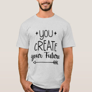 T-Shirt Inspirant pour Hommes - Vous Créez