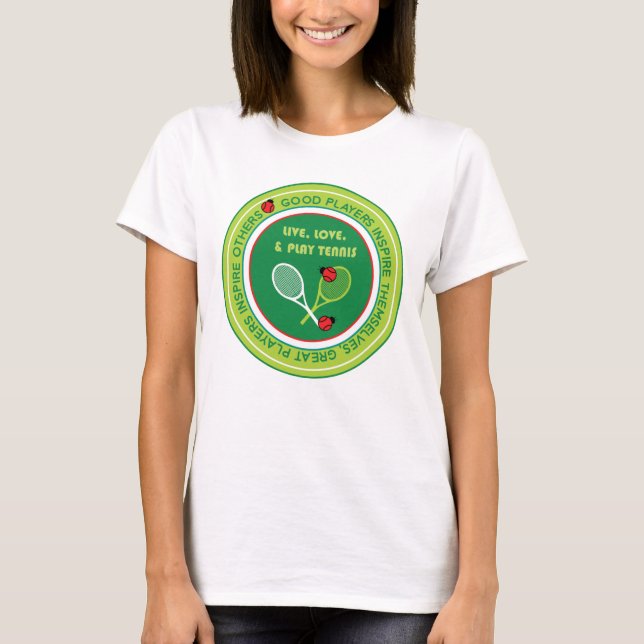 T-shirt Inspiration de tennis (Devant)