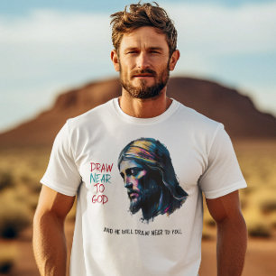 T-shirt Inspiration divine : Dessiner près de Dieu