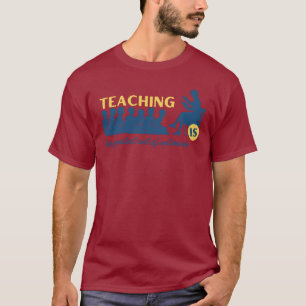 T-shirt Inspiration Enseignant timbre citation enseignant 