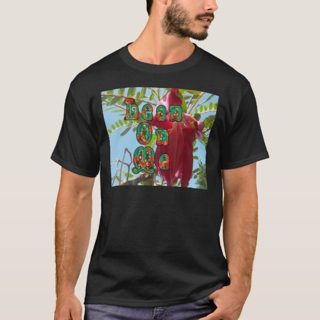 T-shirt Inspiration Lean On Me Floral Skyward Art Imprimer (Devant)