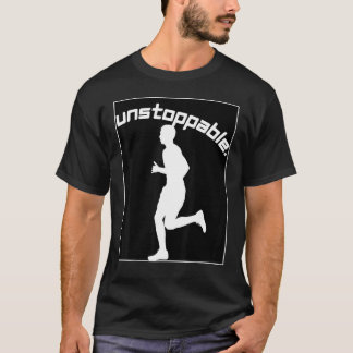 T-shirt Inspirational Graphic for Runners Unstoppable Work
