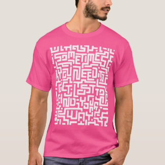 T-shirt Inspirational Maze Motivational Labyrinth Optical 